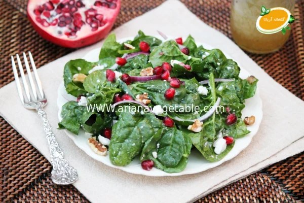 سالاد با بیبی اسفناج